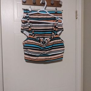 COPY - Torrid Striped Bikini (2 PC) 2X/3X